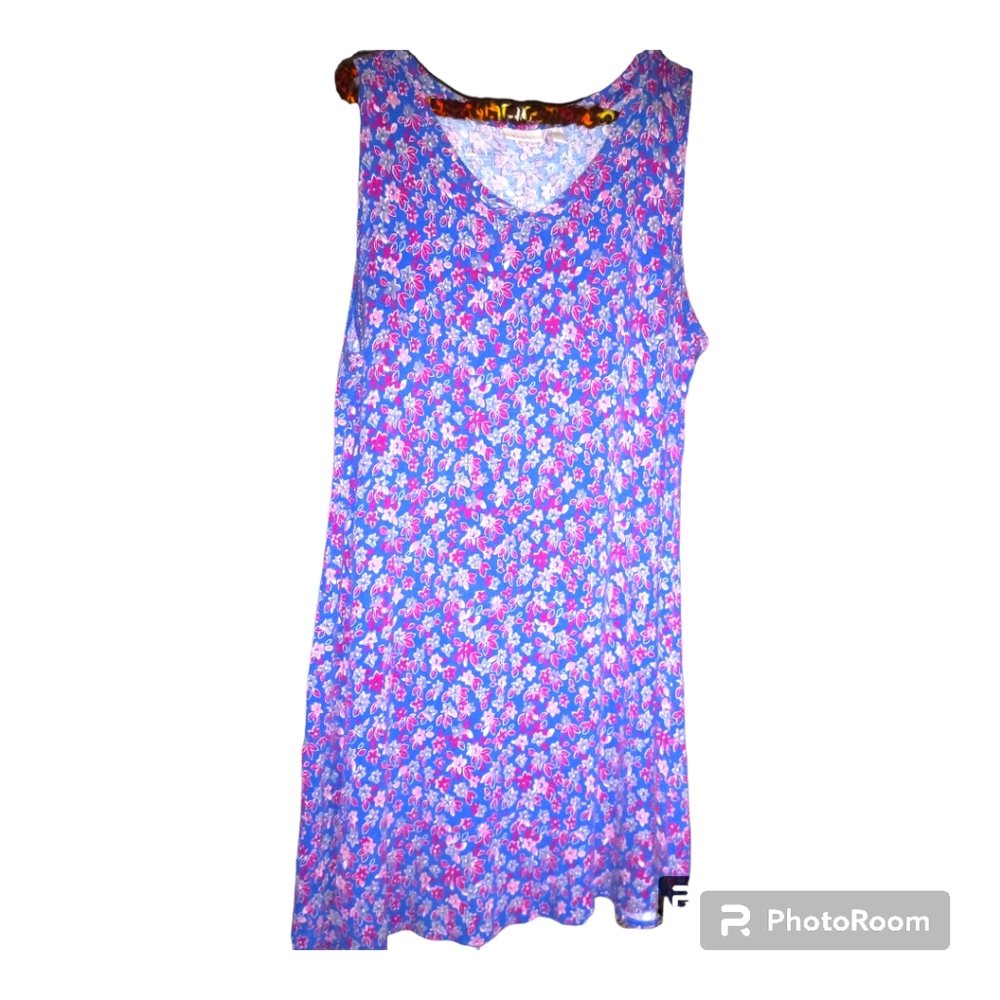 Beautiful LOGO Tunic Tank By Lori Goldstein Size XL